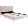 Sidney Upholstered Platform Bed - Adore Decor -Baxton Furniture Store GUEST 9ae9aca6 b222 4659 9fac 6e7e79380841