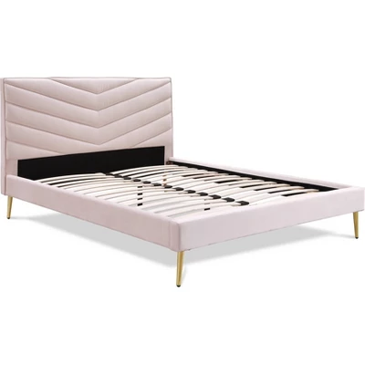Sidney Upholstered Platform Bed - Adore Decor 3 Sidney Upholstered Platform Bed - Adore Decor