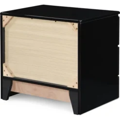 Hudson 2 Drawer Nightstand Black - ClickDecor 14 Hudson 2 Drawer Nightstand Black - ClickDecor -Baxton Furniture Store GUEST 9b633579 a4bb 4e00 a1fc 88d4c5a5b316