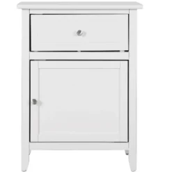 Passion Furniture Lzzy 1-Drawer Nightstand (25 In. H X 15 In. W X 19 In. D) -Baxton Furniture Store GUEST 9bd813ec 3cf0 4500 a91c 57d10fb6093b
