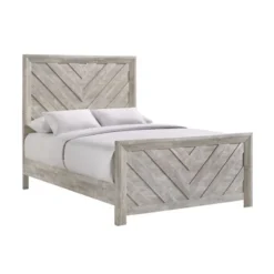 Keely Panel Bed White - Picket House Furnishings -Baxton Furniture Store GUEST 9bfc6455 b1f6 4714 bac8 3ddbf6ff4b74