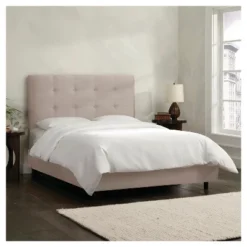 Dolce Microsuede Bed - Skyline Furniture