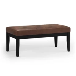 43" Abbey Tufted Ottoman Benches - Wyndenhall -Baxton Furniture Store GUEST 9d79cccc 9c18 4061 b2f9 cfdb1db28c47