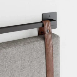 King Upholstered Wall Mount Floating Headboard Feather Gray - Nathan James -Baxton Furniture Store GUEST 9d8cc980 3184 4f12 a50f d10186ad52c1