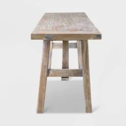 Jerome Rubberwood Bench Brown - East At Main -Baxton Furniture Store GUEST 9ddd2ccf 1177 47ab a136 ec1d51fa0624