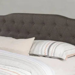 Nicole Upholstered Headboard Stone Fabric/Metal (Frame Not Included) - Hillsdale Furniture 11 Nicole Upholstered Headboard Stone Fabric/Metal (Frame Not Included) - Hillsdale Furniture -Baxton Furniture Store GUEST 9f5a05ec 8962 461f ae50 3da0461e6b66