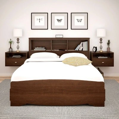 Floating 1 Drawer Nightstand With Open Shelf - Prepac 14 Floating 1 Drawer Nightstand With Open Shelf - Prepac - Image 12