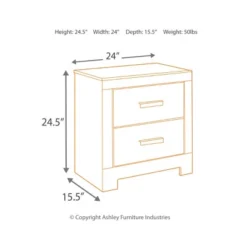 Culverbach Nightstand Gray - Signature Design By Ashley -Baxton Furniture Store GUEST a0a18396 2598 4474 b847 6da2400c9011