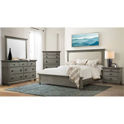 Clovis 5 Drawer Chest Gray - Picket House Furnishings 4 Clovis 5 Drawer Chest Gray - Picket House Furnishings - Image 2