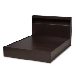 Queen 6 Drawer Blaine Wood Platform Storage Bed Dark Brown - Baxton Studio -Baxton Furniture Store GUEST a269300a be07 4046 8371 9b0a5742e437