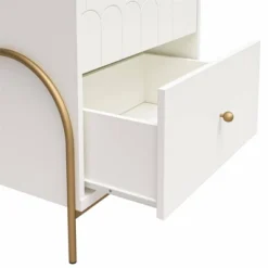 Anastasia Nightstand White - CosmoLiving By Cosmopolitan -Baxton Furniture Store GUEST a37b3fb4 4fdb 4871 87b8 26a008ef0213
