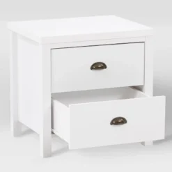 Boston Nightstand White - CorLiving -Baxton Furniture Store GUEST a461cc18 52c0 48da a007 c1ddec4e1b76