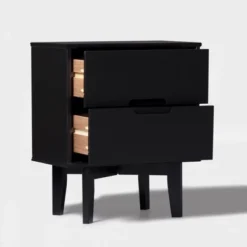 Mid-Century Modern Wood Nightstand - Saracina Home -Baxton Furniture Store GUEST a49f45e0 1fa8 4d59 a9d4 46994240cbf1