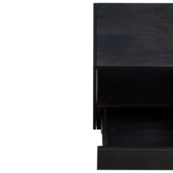 21" Handcrafted Acacia Wood Nightstand Brown/Black - The Urban Port -Baxton Furniture Store GUEST a57374ab 4ce2 4fab a1d2 da584db7fd1b