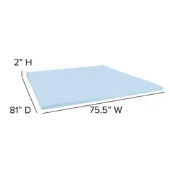 Flash Furniture 14 Inch Metal Platform Bed Frame With 10 Inch Pocket Spring Mattress In A Box And 2 Inch Cool Gel Memory Foam Topper -Baxton Furniture Store GUEST a5e41ffb 8606 4cb4 9560 544cdd20dd38