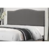 Kiley Upholstered Headboard King Stone Fabric Metal Headboard Frame Not Included - Hillsdale Furniture