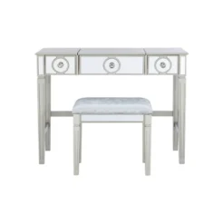 Madison Silver Vanity Set Silver - Linon 24 Madison Silver Vanity Set Silver - Linon -Baxton Furniture Store GUEST a7ba4f29 3596 4723 b0df f87257dee022