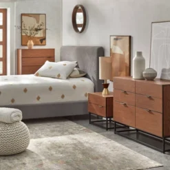 Noble 6 Drawers Dresser Walnut - Buylateral 11 Noble 6 Drawers Dresser Walnut - Buylateral -Baxton Furniture Store GUEST a840eaf0 9430 468c a65d 021d60944689