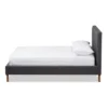 Valencia Mid - Century Modern Fabric Platform Bed - Baxton Studio -Baxton Furniture Store GUEST a87033e5 30a7 4303 ba08 d3266a260789