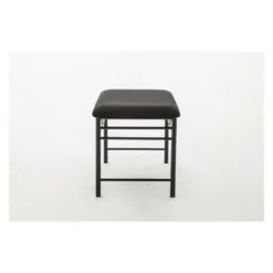 2pc Gareth Breakfast Nook Dining L Chair & Bench Black ( ) - Boraam -Baxton Furniture Store GUEST a94b6690 fab7 453d aaba 034256a9a62f