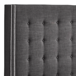65" Madison Wingback High Headboard - Inspire Q -Baxton Furniture Store GUEST a9b2c334 7d58 4cd5 b87d a7cbbe005297