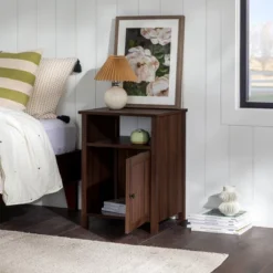 Georgia Single Door Storage Nightstand - Saracina Home 20 Georgia Single Door Storage Nightstand - Saracina Home -Baxton Furniture Store GUEST ab531eff 1655 4f5b 91fc 645d5a45fe06