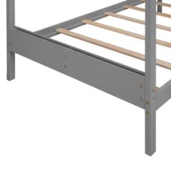 Twin Size Wood House Bed Frame With Storage Space-ModernLuxe -Baxton Furniture Store GUEST abab1da4 e1ed 45f8 821c a9d66b1d74ea