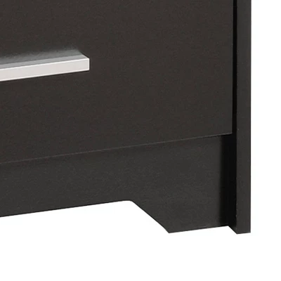 Coal Harbor 2 Drawer Tall Nightstand With Open Shelf Black - Prepac 5 Coal Harbor 2 Drawer Tall Nightstand With Open Shelf Black - Prepac - Image 3
