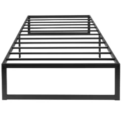 Flash Furniture 14 Inch Metal Platform Bed Frame With 12 Inch Pocket Spring Mattress In A Box And 2 Inch Cool Gel Memory Foam Topper -Baxton Furniture Store GUEST ae9aaca9 63f5 4a36 b706 0cd11235d434
