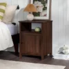 Georgia Single Door Storage Nightstand - Saracina Home -Baxton Furniture Store GUEST aea676a8 48b0 438f b252 e938fde0f547