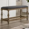 Bringe Upholstered Counter Height Bench - HOMES: Inside + Out -Baxton Furniture Store GUEST aef9f318 b677 47db 812b 0d9ddb12216a