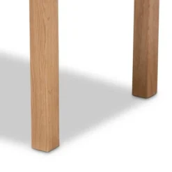 Pacari Rustic Transitional Wood Hemp Accent Bench Oak Brown - Baxton Studio -Baxton Furniture Store GUEST b1c890a2 e125 4ddd b2e3 d09f11059d2c