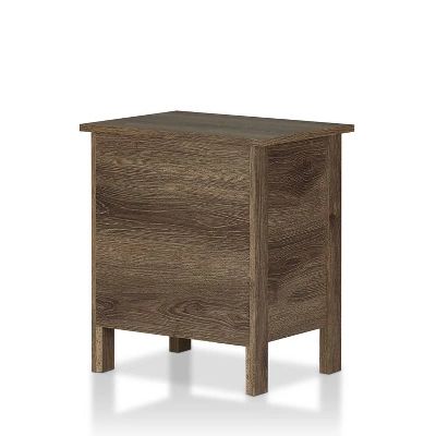 Cecilia 2 Drawer Nightstand Walnut - MiBasics 5 Cecilia 2 Drawer Nightstand Walnut - MiBasics - Image 3