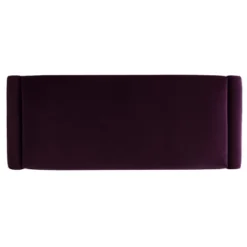 Kaia 47" Velvet Waterfall Upholstered Bench-The Pop Maison -Baxton Furniture Store GUEST b5793569 423e 404b 94ae 86e7d534a5fa