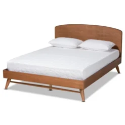 Keagan Transitional Platform Bed Brown - Baxton Studio -Baxton Furniture Store GUEST b6739458 ff37 4fbe 95cd 4c9cecdeae66