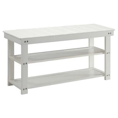 Oxford Utility Mudroom Bench With Shelves - Breighton Home 10 Oxford Utility Mudroom Bench With Shelves - Breighton Home - Image 8