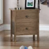 Cecilia 2 Drawer Nightstand Walnut - MiBasics -Baxton Furniture Store GUEST b6e6efb7 eec3 47f3 9163 2943c9872df8