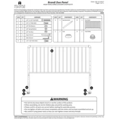 Queen Brandi Metal Headboard Without Bed Frame Bronze - Hillsdale Furniture -Baxton Furniture Store GUEST b7c565b5 bf49 4d83 99a4 46a603535ceb