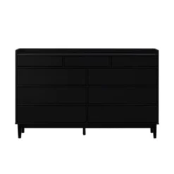 Mid-Century Modern Solid Wood 9 Drawer Horizontal Dresser - Saracina Home 19 Mid-Century Modern Solid Wood 9 Drawer Horizontal Dresser - Saracina Home -Baxton Furniture Store GUEST b8326513 d1f9 4b66 aa98 cbcef4c3e0c3
