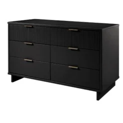 Granville Modern 6 Drawer Double Wide Dresser - Manhattan Comfort -Baxton Furniture Store GUEST b8d78178 e1d5 4202 ba55 a7693c90a186