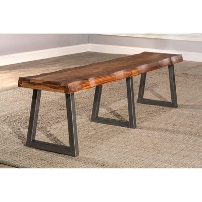 Emerson Bench Brown - Hillsdale Furniture 4 Emerson Bench Brown - Hillsdale Furniture - Image 2