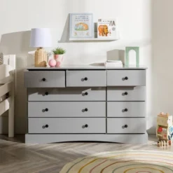 Lauren Classic Transitional 9 Drawer Dresser Storage - Saracina Home 26 Lauren Classic Transitional 9 Drawer Dresser Storage - Saracina Home -Baxton Furniture Store GUEST ba14fec0 0827 4d0a 90fa b7fa9753a2d4