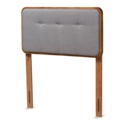 Twin Palina Upholstered And Wood Headboard - Baxton Studio -Baxton Furniture Store GUEST bad66e9e 12a8 4257 92de 813efbb0a972