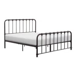 Bethany Full Metal Platform Bed In Dark Bronze - Lexicon