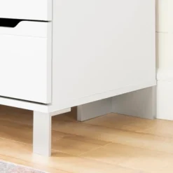 Kanagane 2 Drawer Nightstand Pure White - South Shore -Baxton Furniture Store GUEST bb77e5c1 00b1 4fd8 8fae 6b965e202be9