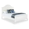 Isabella Youth Bed With Faux Leather Headboard Full White - Picket House Furnishings -Baxton Furniture Store GUEST bd313843 7f90 4895 819f 4b256fa0bd51