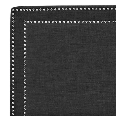 Emery Upholstered Queen Platform Bed Charcoal Black - Picket House Furnishings 5 Emery Upholstered Queen Platform Bed Charcoal Black - Picket House Furnishings - Image 3