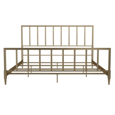 King Blair Brass Metal Bed - CosmoLiving By Cosmopolitan 6 King Blair Brass Metal Bed - CosmoLiving By Cosmopolitan - Image 4
