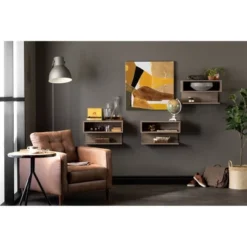 Sazena Floating Nightstand - South Shore -Baxton Furniture Store GUEST bf32e80e d2df 48cf 976b 3e440e3d5155