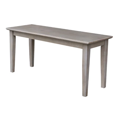Shaker Styled Bench - International Concepts 8 Shaker Styled Bench - International Concepts - Image 6